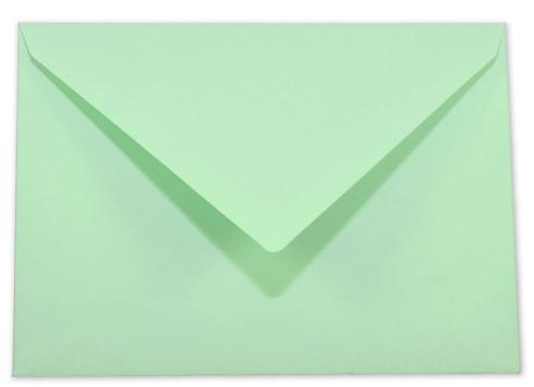 Briefumschlag DIN C6 Nassklebung in pastell grün
