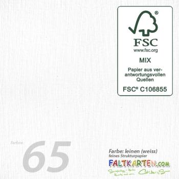 Cardstock 12"x24" 240g/m² (30,5 x 61cm) in leinen (weiss)