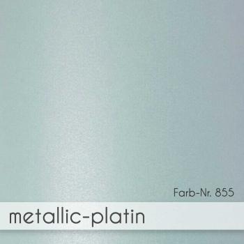 Faltkarte 300g/m² DIN A7 in metallic platin