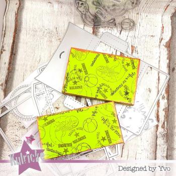 Cardstock "Struktur" - Bastelpapier 210g/m² DIN A4 in struktur limette - 25 Bogen