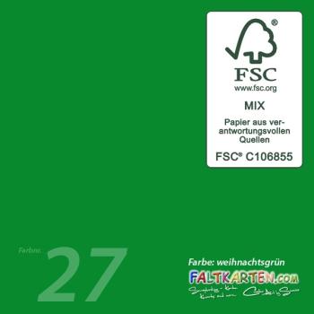 Cardstock 12"x24" 240g/m² (30,5 x 61cm) in weihnachtsgrün