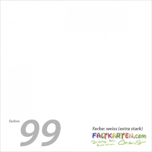 Cardstock "Premium" 12"x12" 300g/m² (30,5 x 30,5cm) in weiss (extra stark)