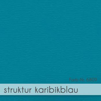 Karte - Einlegekarte 15x15 cm 210g/m² in struktur karibikblau