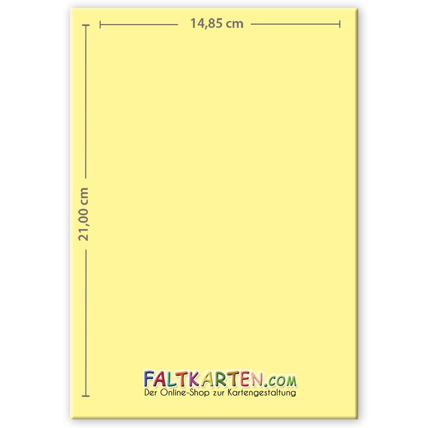 Karte - Einlegekarte DIN A5 240g/m² in pastell-lila