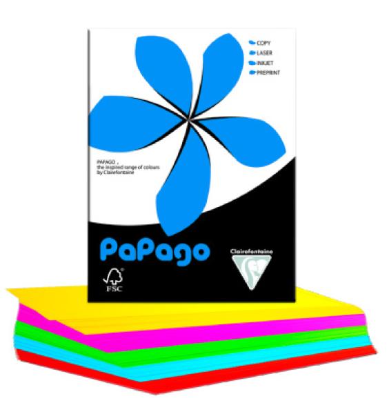 intensivfarbiges Briefpapier 80 g/m² - A4 - 500 Blatt verschiedene Farben