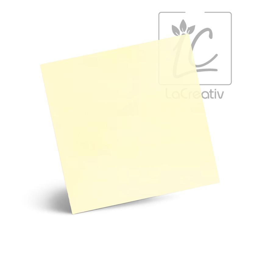 Karte - Einlegekarte 15x15 cm 230g/m² in pergament ivory