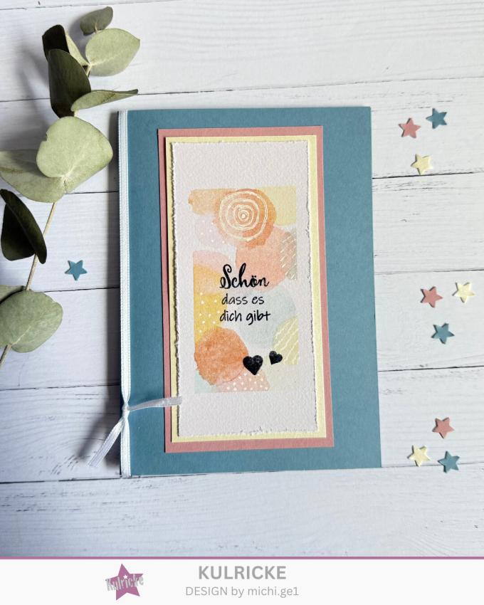 Cardstock "Premium" - Bastelpapier 220g/m² DIN A4 in graublau