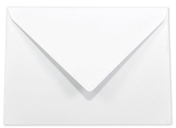 Briefumschläge - Briefhüllen in seidenweiss, DIN B6 100g/m² oF, Nassklebung