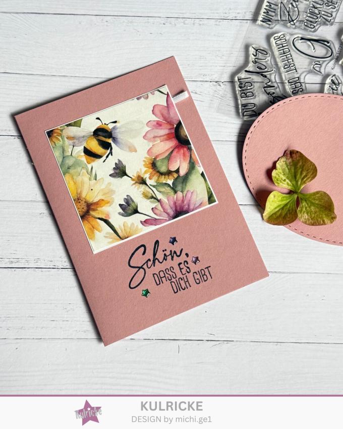 Cardstock "Premium" - Bastelpapier 220g/m² DIN A4 in altrosa