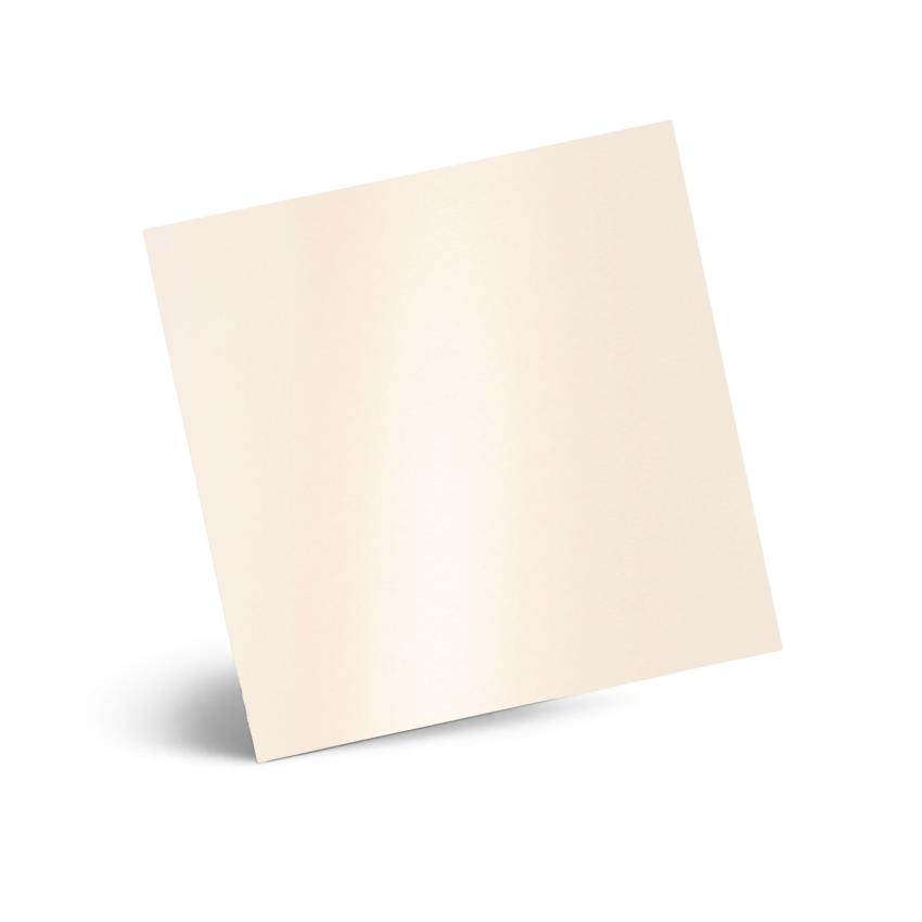 Karte - Einlegekarte 15x15 cm 300g/m² in metallic champagner
