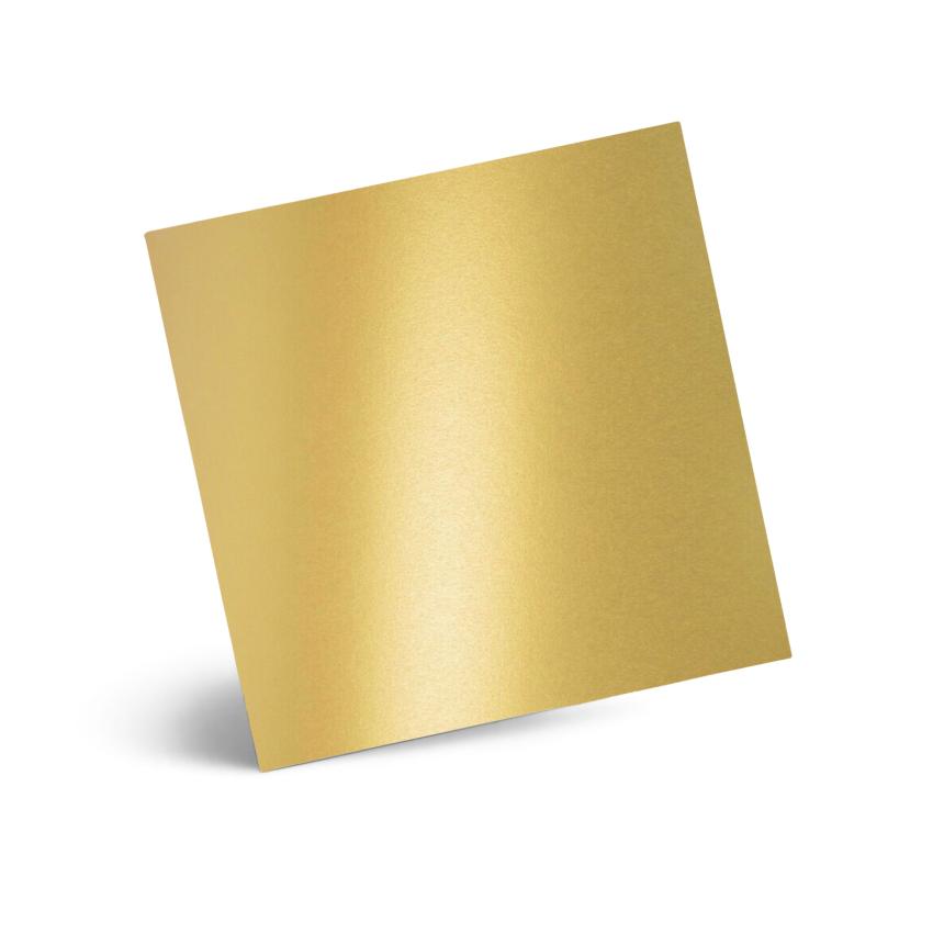 Karte - Einlegekarte 15x15 cm 250g/m² in metallic gold