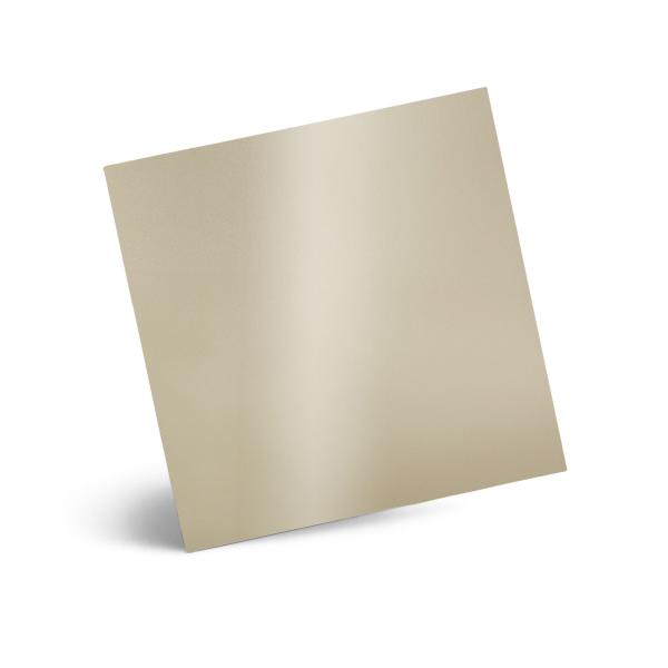 Karte - Einlegekarte 15x15 cm 250g/m² in metallic sand