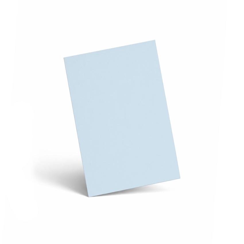 Karte - Einlegekarte DIN A6 240g/m² in hellblau