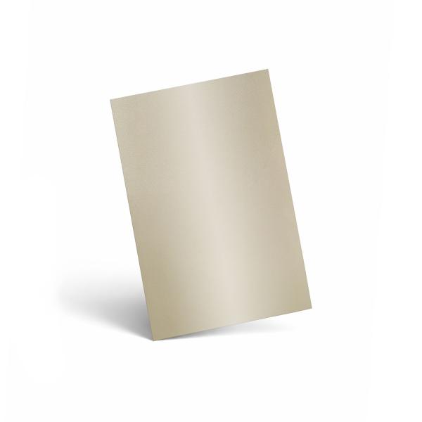 Karte - Einlegekarte DIN A6 250g/m² in metallic sand