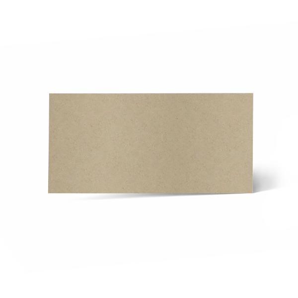 Karte - Einlegekarte DIN Lang 220g/m² in kraft grau