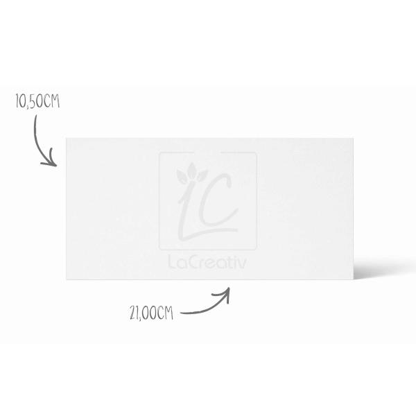 Karte - Einlegekarte DIN Lang 250g/m² in metallic sand