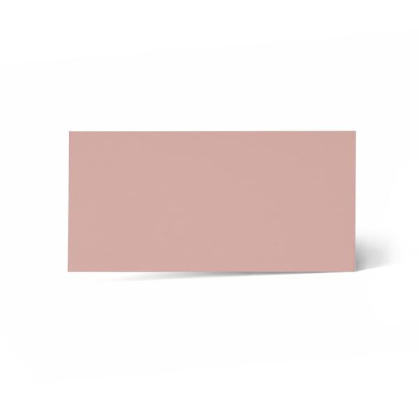 Karte - Einlegekarte DIN Lang 220g/m² in altrosa