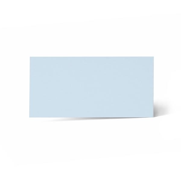 Karte - Einlegekarte DIN Lang 240g/m² in hellblau