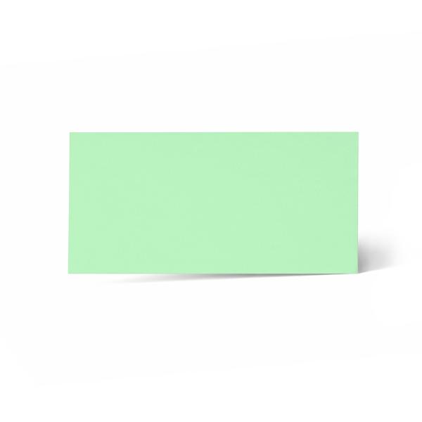 Karte - Einlegekarte DIN Lang 240g/m² in pastell grün