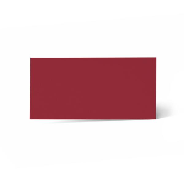 Karte - Einlegekarte DIN Lang 220g/m² in weinrot
