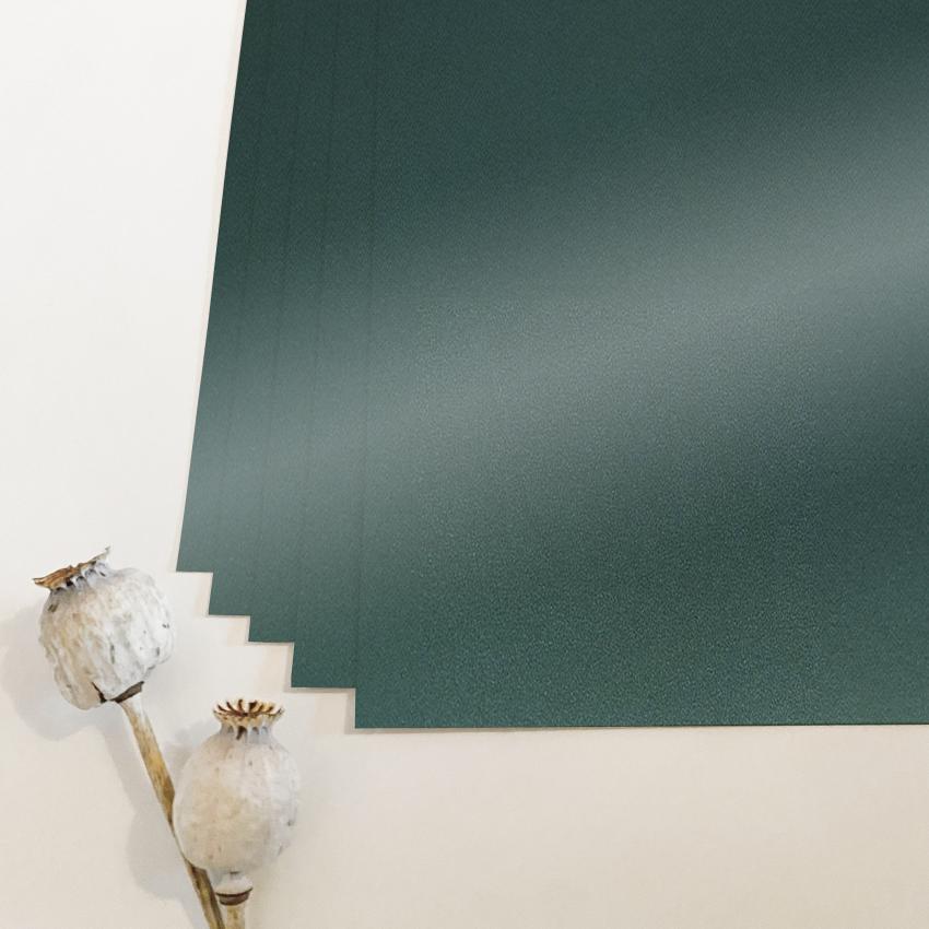 Cardstock "Metallic" - Bastelpapier 250g/m² DIN A4 in metallic-grün