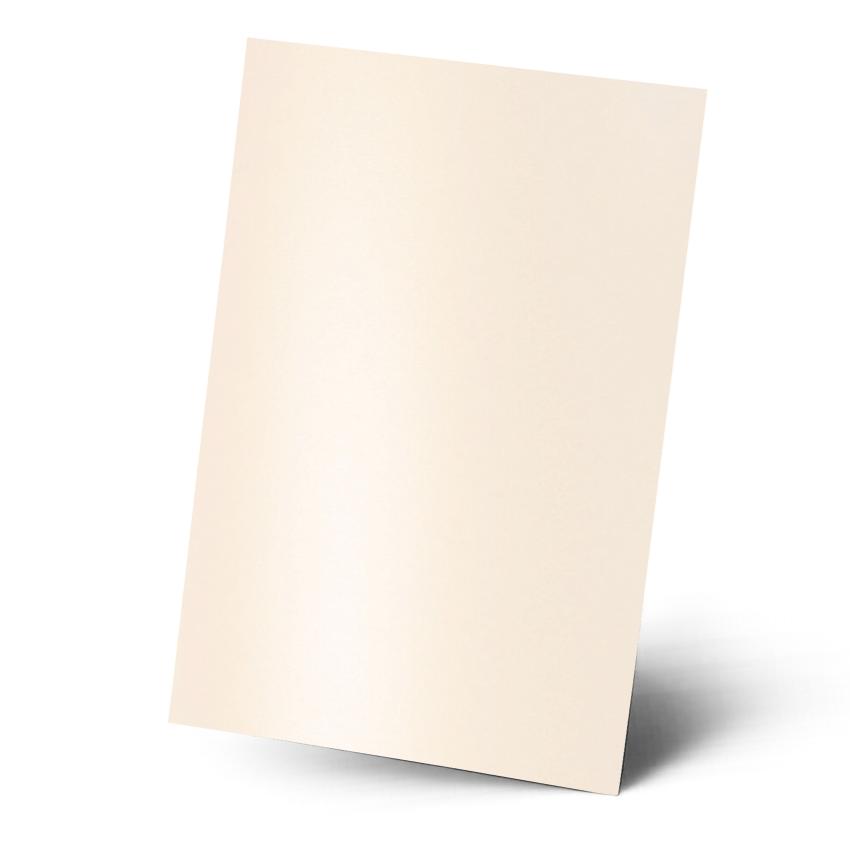 Karte - Einlegekarte DIN A5 300g/m² in metallic champagner