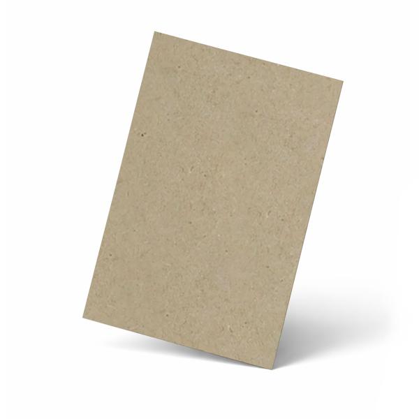 Karte - Einlegekarte DIN B6 220g/m² in kraft grau