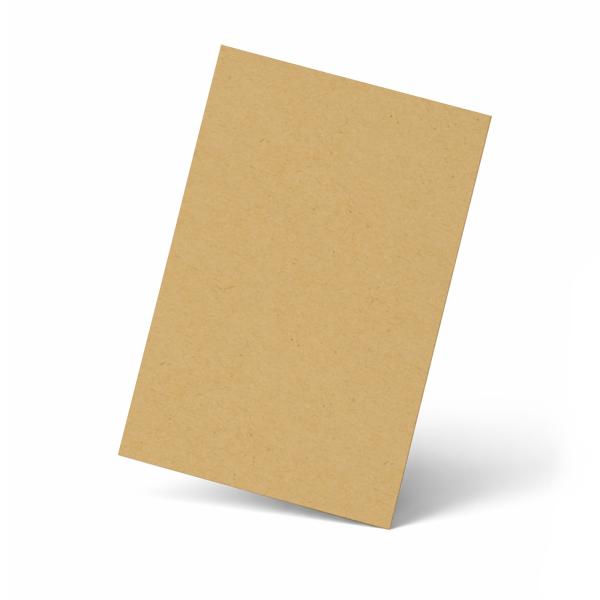 Karte - Einlegekarte DIN B6 220g/m² in kraft sand