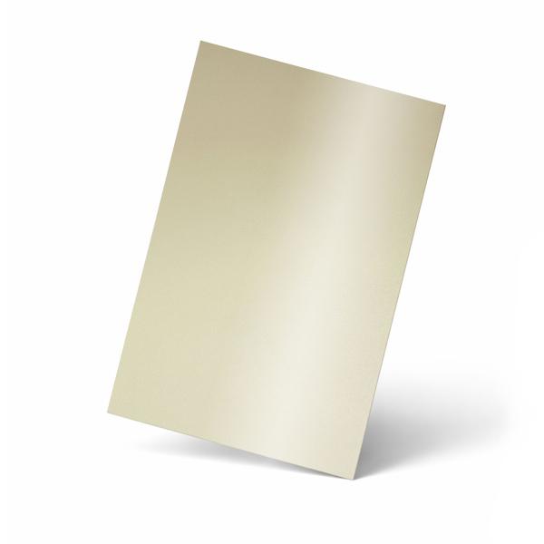 Karte - Einlegekarte DIN B6 250g/m² in metallic ivory