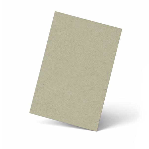 Karte - Einlegekarte DIN B6 220g/m² in kraft moosgrau