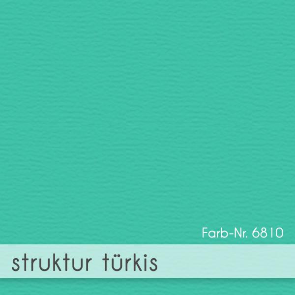 Karte - Einlegekarte DIN Lang 210g/m² in struktur türkis
