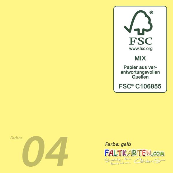 Cardstock "Premium" 12"x12" 240g/m² (30,5 x 30,5cm) in gelb
