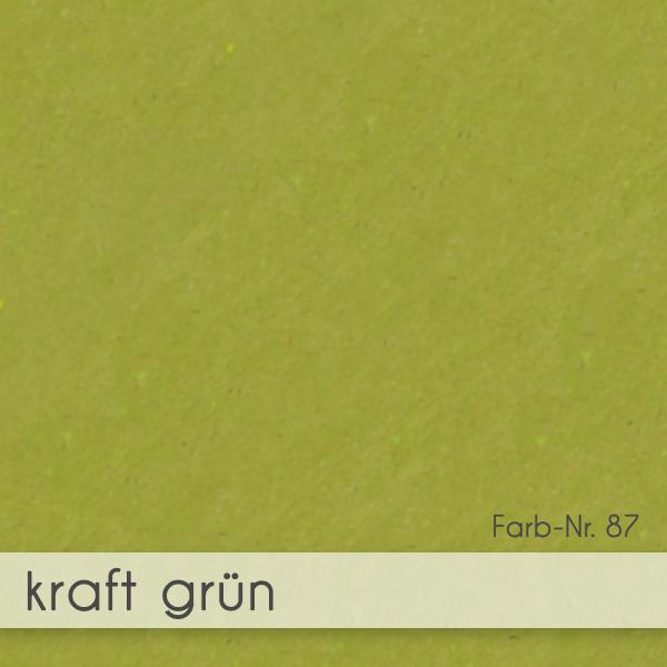 Karte - Einlegekarte DIN A6 220g/m² in kraft grün