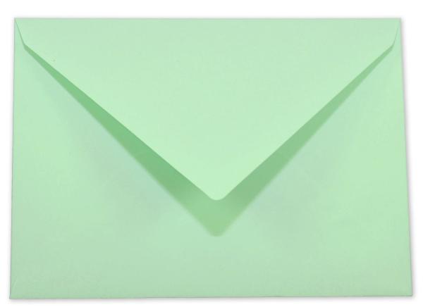 Briefumschlag DIN C6 Nassklebung in pastell grün