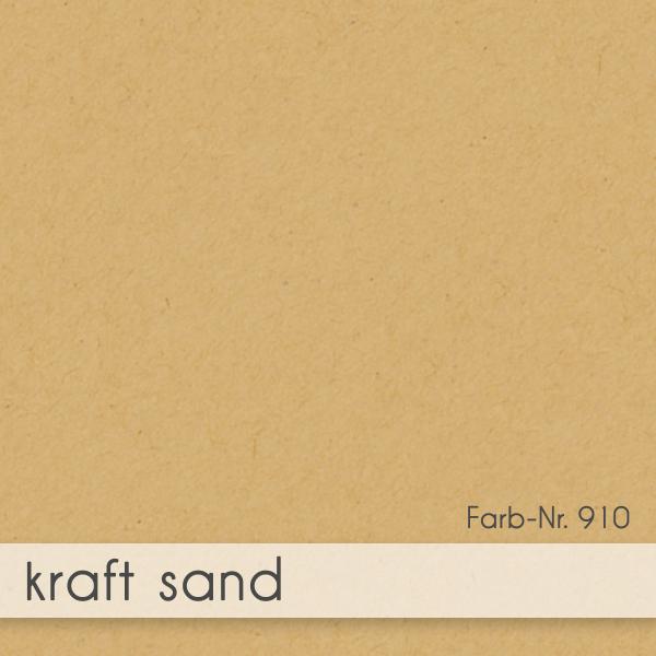 Karte - Einlegekarte DIN A6 220g/m² in kraft sand