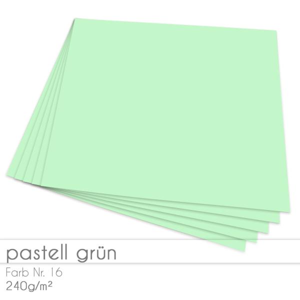 Cardstock "Premium" 12"x12" 240g/m² (30,5 x 30,5cm) in pastell grün