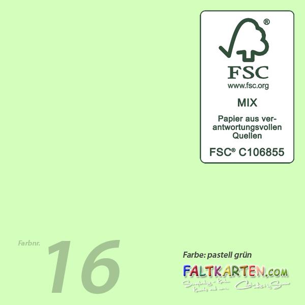 Cardstock 12"x24" 240g/m² (30,5 x 61cm) in pastell grün