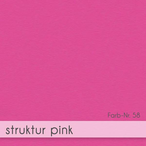 Karte - Einlegekarte DIN A6 220g/m² in struktur pink