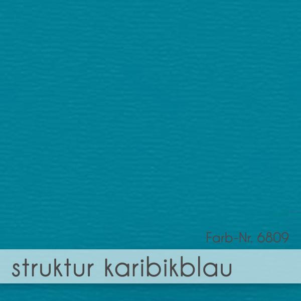 Karte - Einlegekarte 15x15 cm 210g/m² in struktur karibikblau