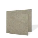 Doppelkarte - Faltkarte 15x15cm, 250g/m² in recycling silphie