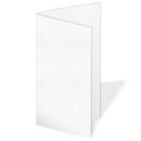 Faltkarte DIN Lang 240g/m² in leinen (weiss)
