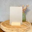 Einlegeblatt DIN A6 25 Stück transparent weiss 150 g/m²