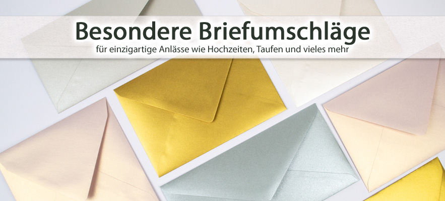 Hochwertige Briefumschläge