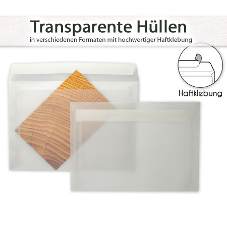 Transparente Briefumschläge